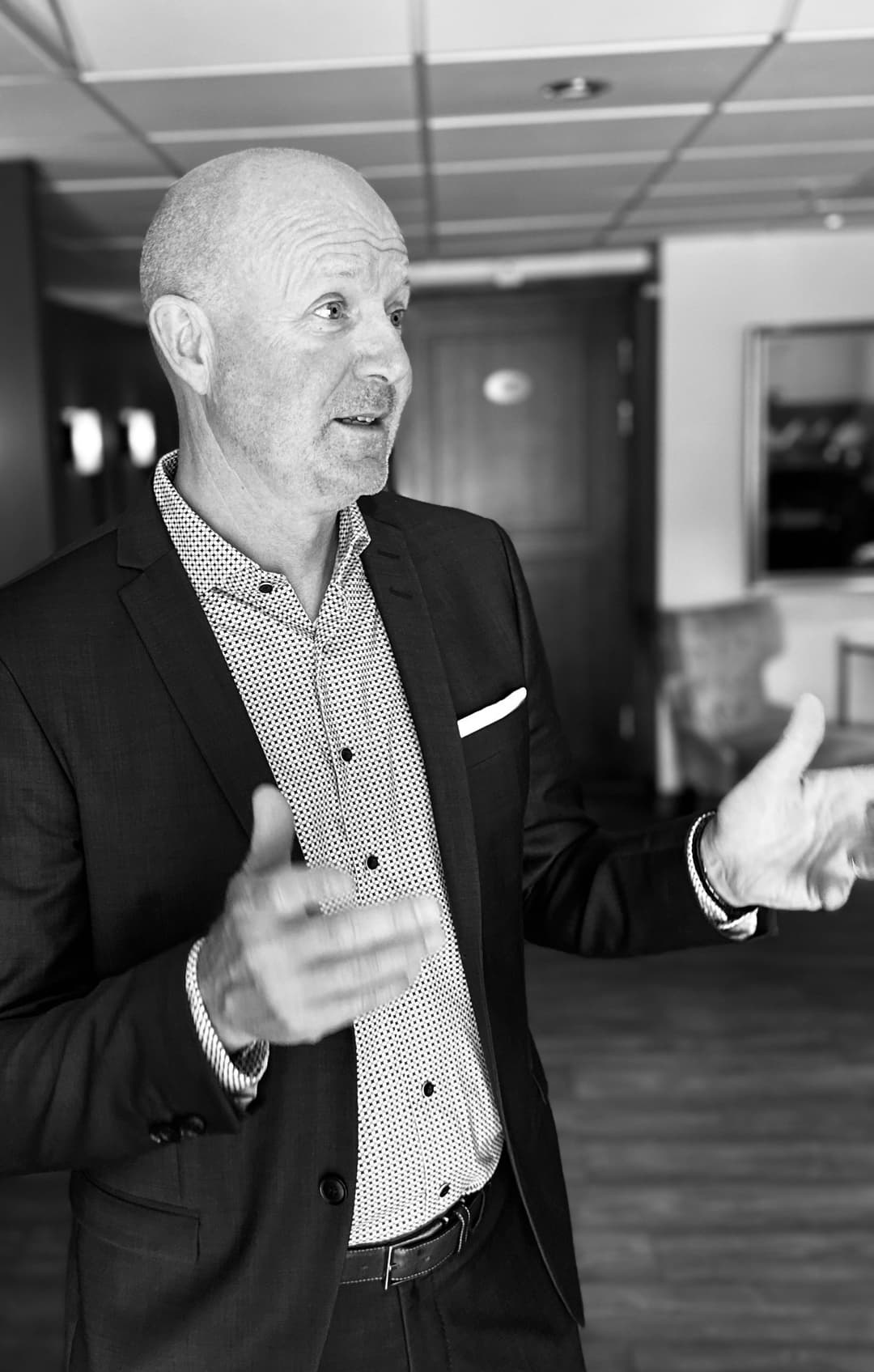 Olof Christensson speaking